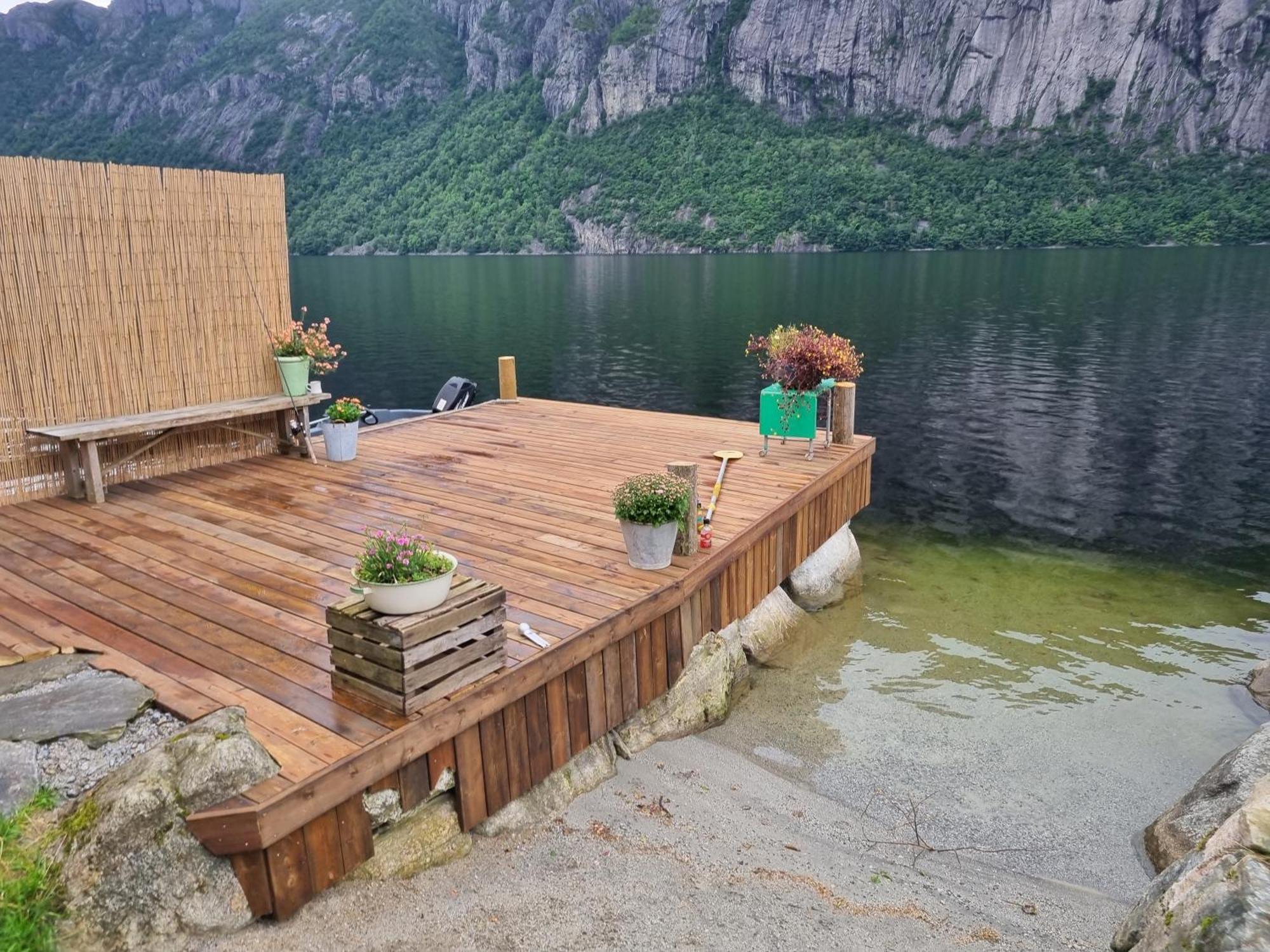 Hytte Ved Preikestolen Forsand 外观 照片